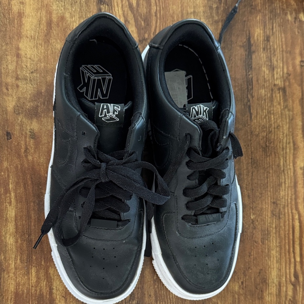Women’s Black Air Force One’s Size 8.5